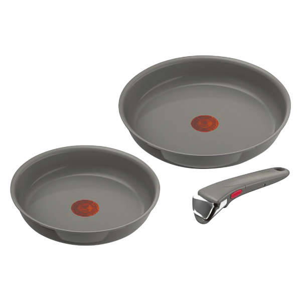 【50Pもらえる】T-fal インジニオ・ネオIHセラミックグライドアースグレー セット3