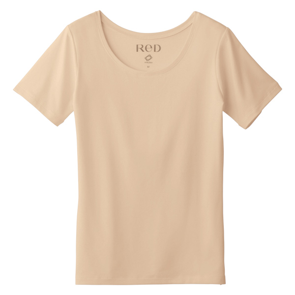 ReD バイタルテックシリーズ Uネックインナー（女性用） ベージュ L