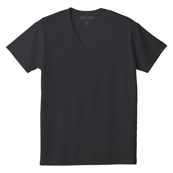 ReD バイタルテックシリーズ Vネックインナー（男性用） ブラック M