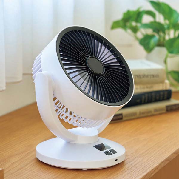 【50Pもらえる】ゴーエア　首振り式ポータブルサーキュレーター